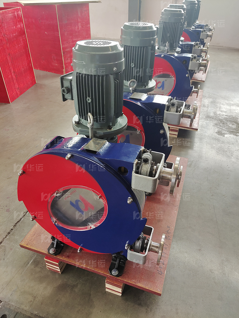 Huayun food-grade hose pumps are exported to the United States