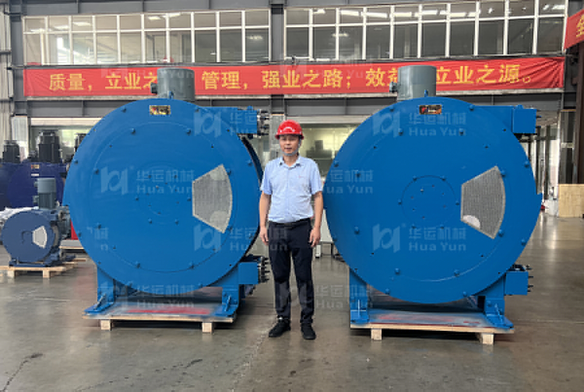 The 125Z large hose pumps produced for a certain group has been manufactured