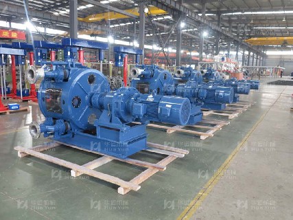 洛阳某黄金冶炼公司采购我司一批大型软管泵