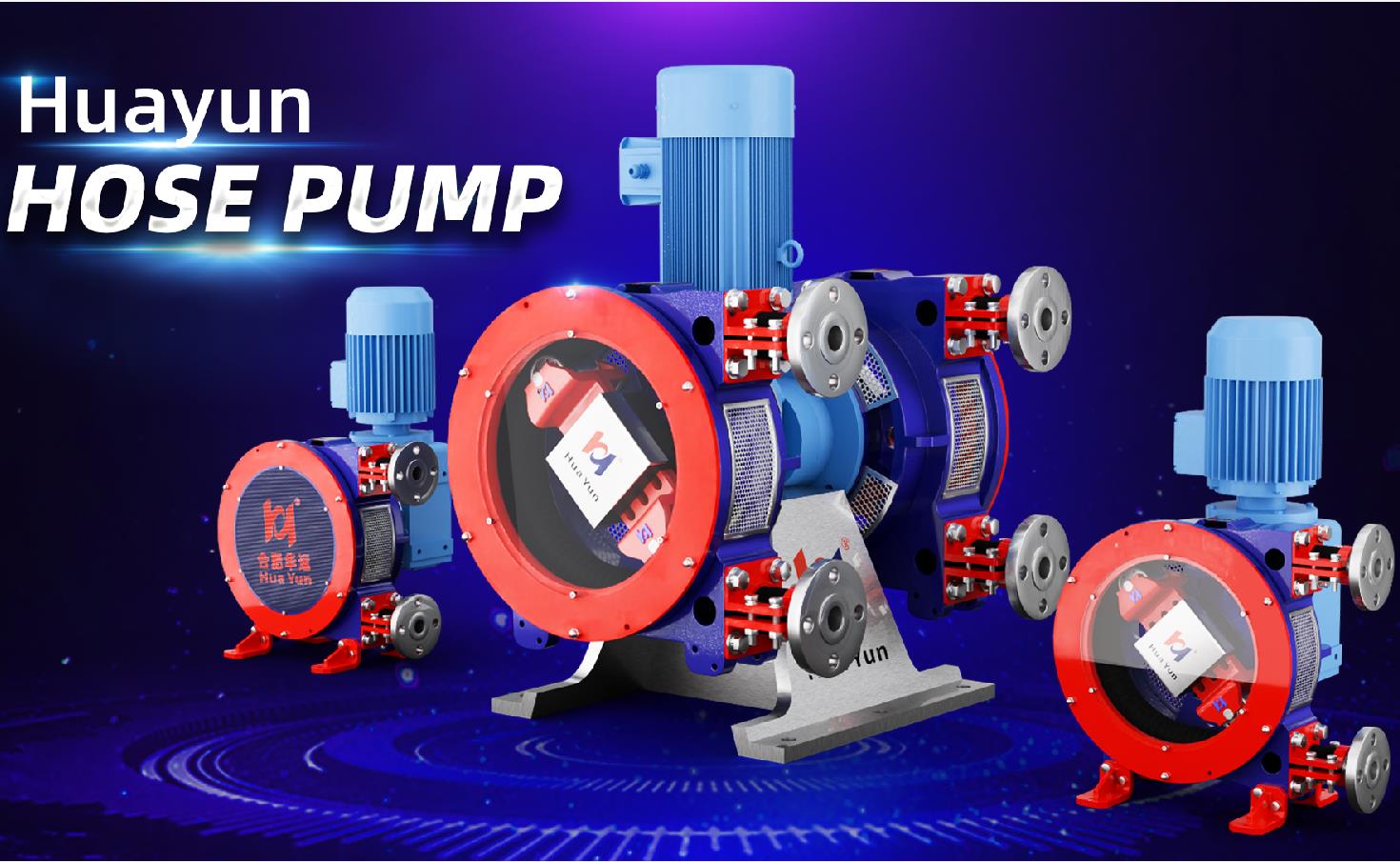 Hose pump manufacturer, Huayun Machinery, released a new series of 3D product animation videos for hose pumps.