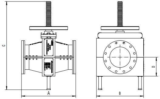 Q-type pinch valve Manual type