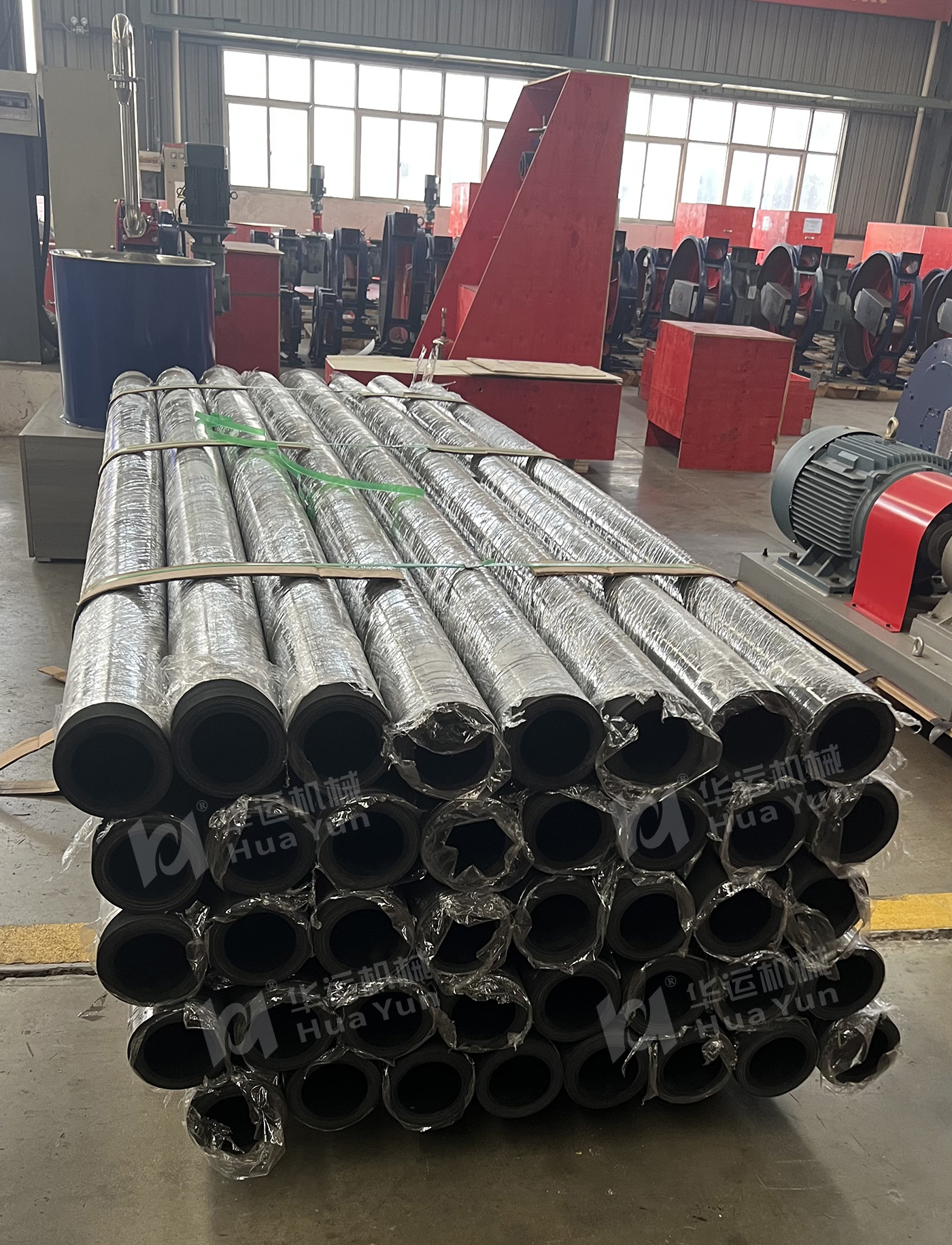 HuaYun Machinery Ships Large-Diameter Hose to Congo, Replacing International Brands in Mining Applications