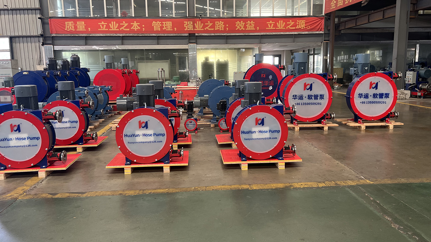 HuaYun Hose Pumps Shipped to Argentina, Supporting Local Wastewater Treatment