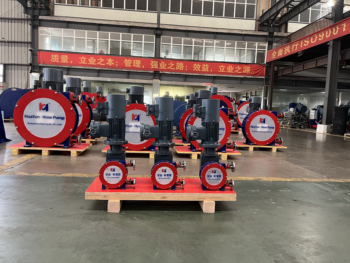 Huayun Hose Pumps Shipped in Bulk to Support Efficient Concentrated Hydrochloric Acid Production for Chemical New Material Lines