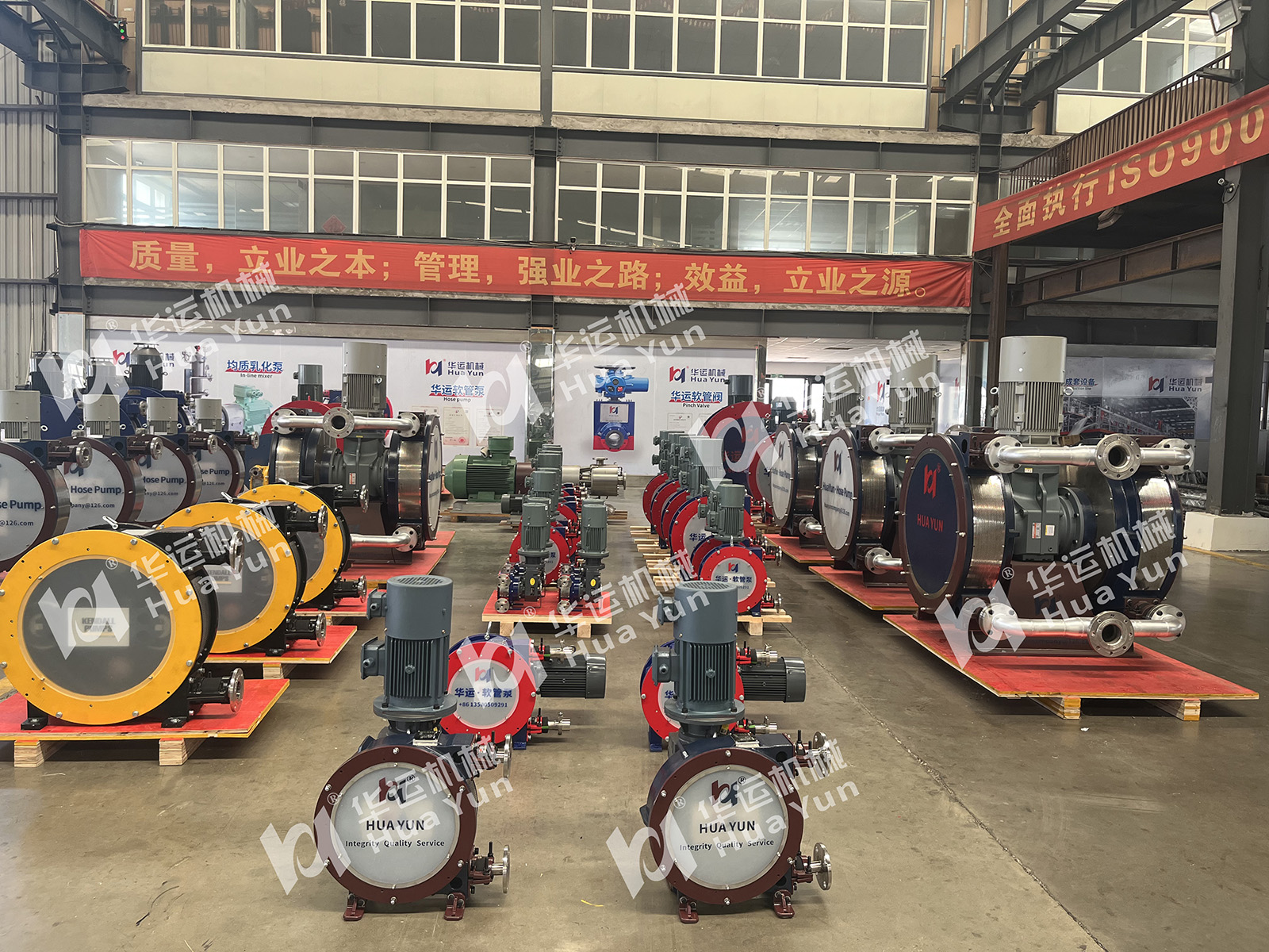 Hefei Huayun Hose Pumps Shipped to Europe for Sewage Treatment