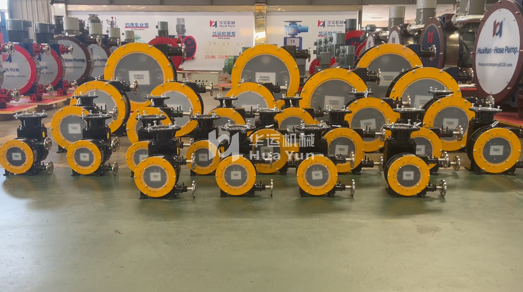 Huayun Hose Pumps Shipped to South America for Pulp Conveying